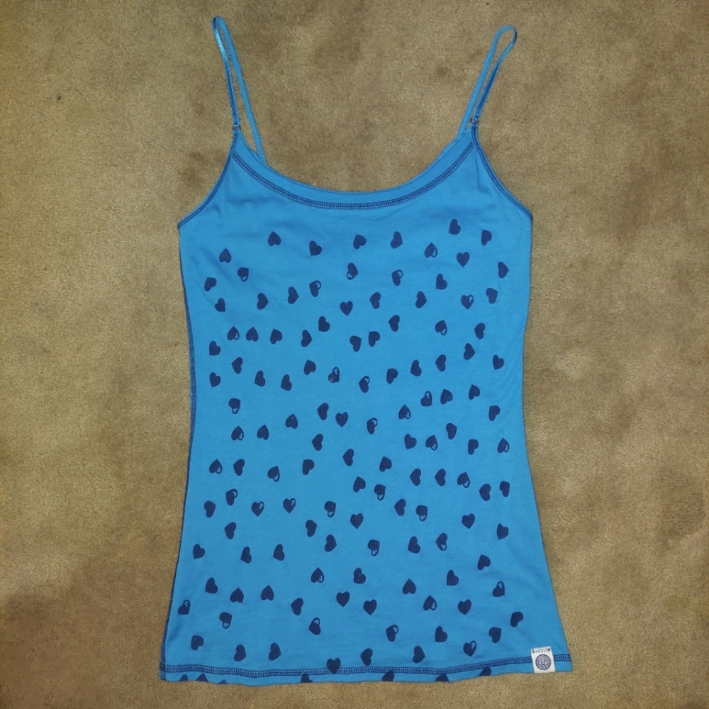 PINK Victoria's Secret Heart Print Tank Top
